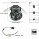thumbnail image 2 of 10 Mini Focos Empotrables LED de 1W con Transformador Separado para Vitrina, Cocina, Escaleras, Armario, 90-265V AC [Clase de eficiencia energética A++], 2 of 5