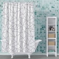 thumbnail image 4 of Kashi Home Saylor PEVA Shower Curtain Beautiful Printed Design 72"x72", 4 of 5