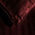 thumbnail image 6 of DNG Creations 1 Piece Stripe Diamond Comforter - California King Size - 550 GSM All Season 100% Egyptian Cotton, 800 Threads Count ( Stripe Wine Colour ), 6 of 7