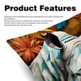 thumbnail image 2 of Rhinoceros Set of 2 Velvet Throw Pillow with Unique Patterns - 16x16, 18x18, 20x20 Inches for Various Occasions - Pillows Covers Throw Pillow Inserts Pillow Inserts, 2 of 6