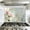 Color 1, variant on Kitchen Backsplash Peel and Stick Wall Murals Romantic Watercolor Art Spring Flowers Soft Pink Green Tones Removable Mural 35.4"W x 23.6"H, Oil Proof Vinyl Wallpaper for Fireplace & Behind Stove