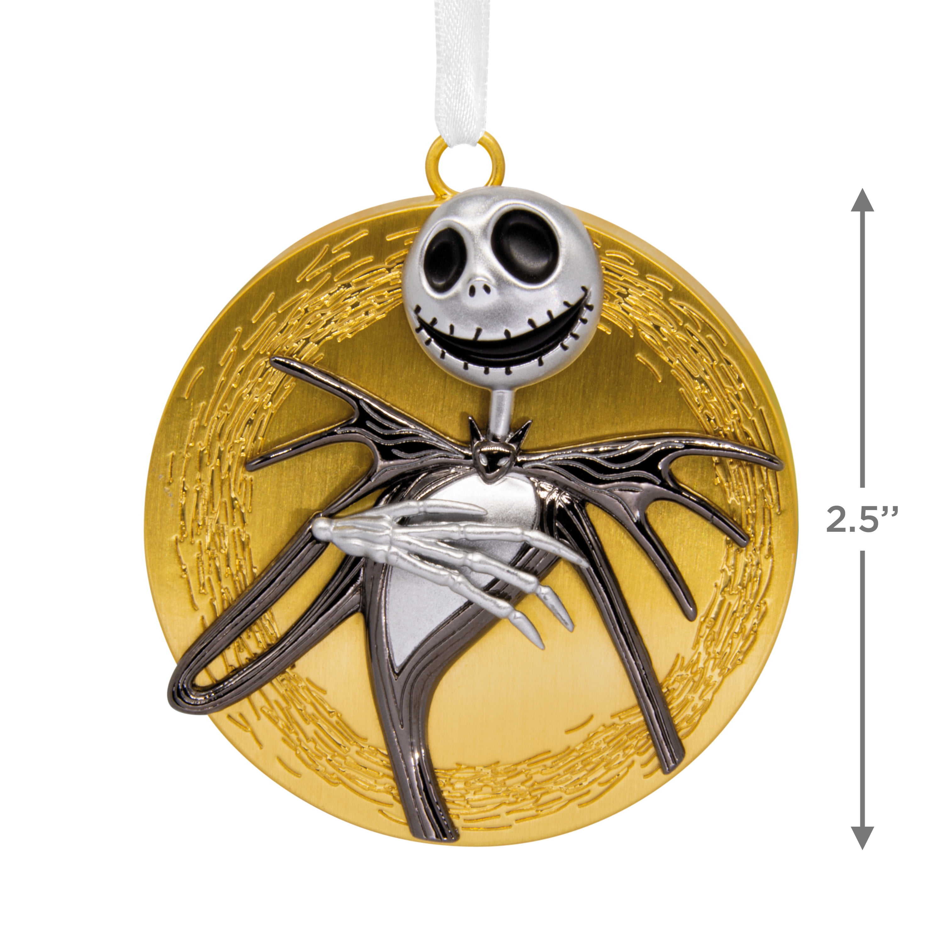 Hallmark Ornament Premium Metal Nightmare Before Christmas, 1 Count