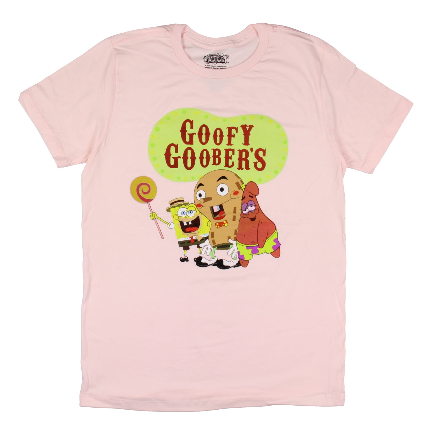 SpongeBob SquarePants Men's Goofy Goober's Ice Cream Mascot Graphic T ...