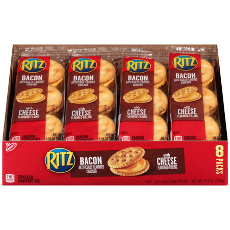 Nabisco Ritz Bacon Cracker Sandwiches with Cheese Filling, 10.8
