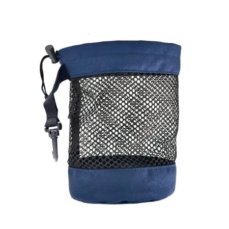 CEORPER Golf Ball Carry Bag Nylon Net Mesh Golf Pouch Portable Belt Storage Bag