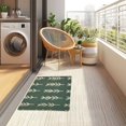 thumbnail image 4 of Yayeee Doormat for Indoor Entrance 32" x 20" Non Slippery Floor Rug, Dark Green Leaves, 4 of 8