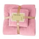 thumbnail image 2 of Juego de toallas de baño y faciales de microfibra 2 en 1 para mujer | Suaves y absorbentes | Toalla de baño de 73 cm x 140 cm y toalla facial de 35 cm x 75 cm | Para viajes y uso doméstico, 2 of 2