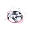 thumbnail image 1 of Children Plate,Children's Plate Stainless Steel Tableware Kids Plate Finely Tuned Performance, 1 of 2