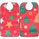 thumbnail image 1 of KAKOWELY 2 baberos navideños para adultos, babero decorativo para adultos mayores, babero para comer, babero para personas mayores, babero con correa ajustable, 1 of 4