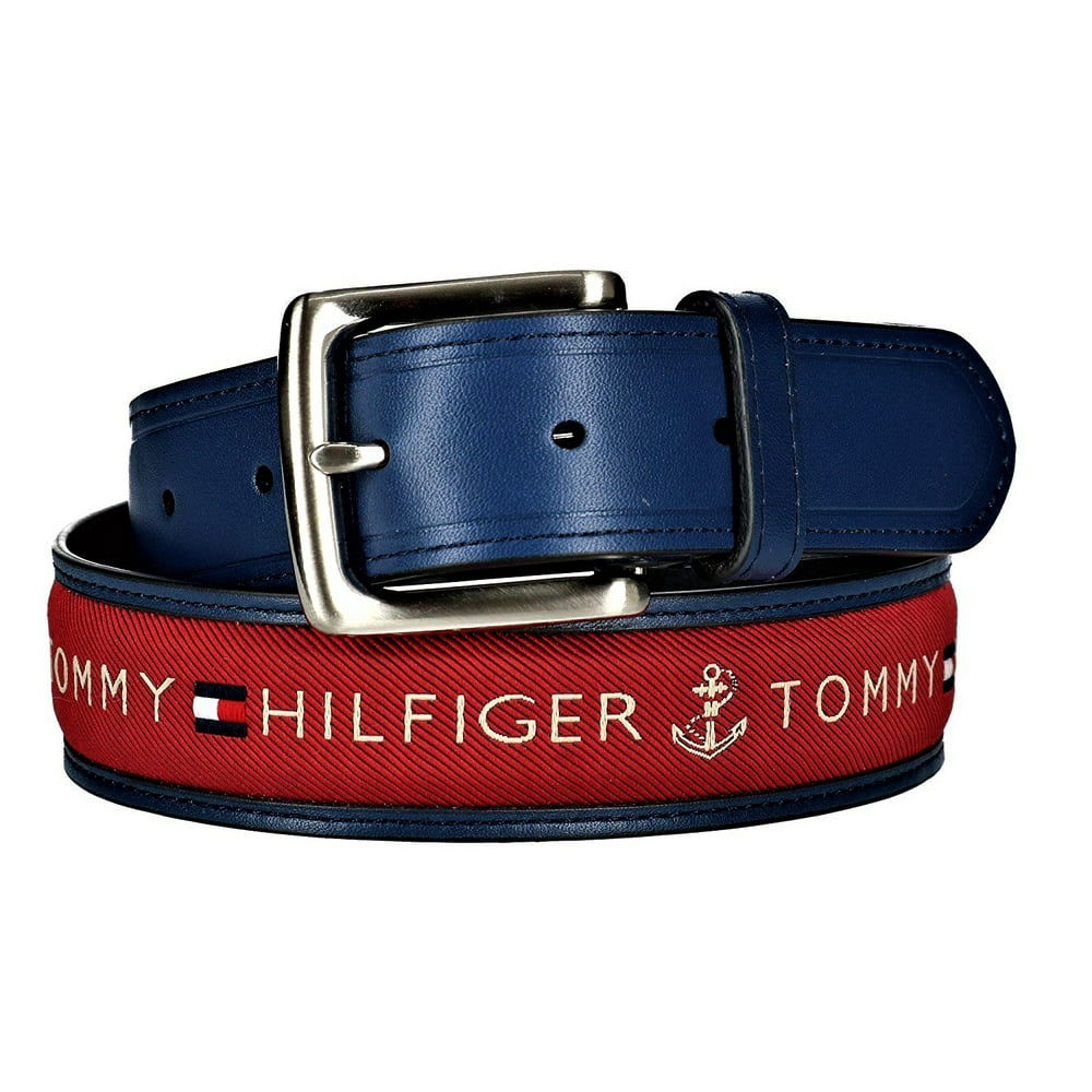 Tommy Hilfiger - Tommy Hilfiger Men's Leather Casual Belt With Fabric ...