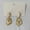 White, variant on Vintage Earrings Geometric Ear Stud Stone Drop Irregular Women Jewelry -Green