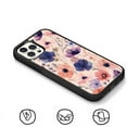 thumbnail image 2 of Compatible with iPhone 15 case Soft TPU Glossy Flower Pattern Phone Case for Women and Girls, 2 of 5