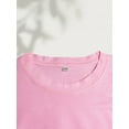 thumbnail image 3 of Back-to-School Season Girls' Round Neck T-Shirt with Apple/Pencil/Book/Ruler Print, Simple Cute and Stylish Design for Kids Aged 4Y-13Y (Under 12 Years), 3 of 7