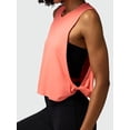 thumbnail image 6 of Large Armhole Tank Tops for Women - Workout Sport Yoga Running Gym Loose Crop Sleeveless Shirts Coral Color M, 6 of 8