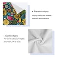 thumbnail image 4 of 3 Piece Bath Towels Set Bath Towel, Hand Towel and Face Towel for Bathroom, Gym, Hotel Vibrant and Colorful Graffiti Patterns, 4 of 8