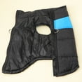 thumbnail image 2 of Chaleco de esquí impermeable para perros, ropa de invierno, abrigo acolchado cálido para perros pequeños y grandes, talla S (azul), 2 of 8