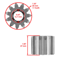 thumbnail image 4 of Replacement/compatible Steering Sector Pinion Gear John Deere 2026, 4 of 4