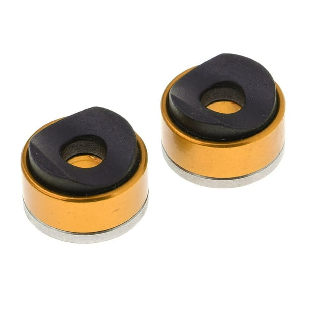 2 Piezas Durable Rueda Hub Sliders Ruedas Delanteras Y Traseras Clip De Liberación Rápida Perno De Palanca Reemplazo De Deslizamiento Para Bicicleta D dorado Baoblaze Juego de pinchos de bloqueo de barra de bicicleta de carretera