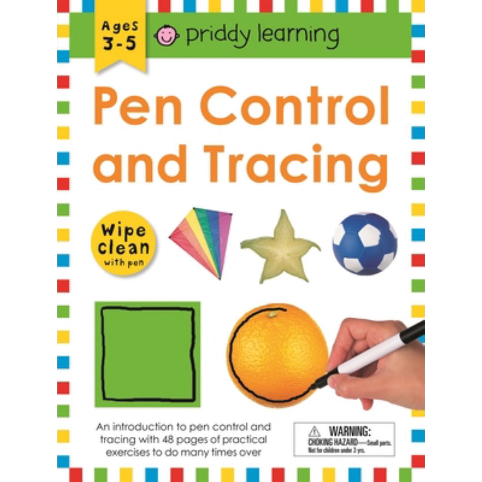Roger Priddy: Wipe Clean Workbook: Pen Control and Tracing (enclosed Spiral Binding) (Spiral-Bound)