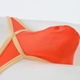thumbnail image 4 of TANBOM Men's Nylon Sexy Thong Underwear Precise Coverage Bulge Pouch Breathable Comfortable Orange Red XL, 4 of 6