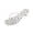 White, variant on Wide Width Sandals for Women Polka Dot Thong Sandals Soft Lightweight All Season Comfy Casual Daily Outdoor Sandals