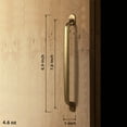 thumbnail image 2 of Goo-Ki 6 Pack Zinc Alloy Pulls Antique Brass Cabinet 7.6'' Hole Center(192mm) Mid-Century Modern Hardware for Kitchen and Bathroom, 2 of 9