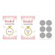 thumbnail image 1 of EZLIFE Tarjetas para raspar para despedida de soltera, boletos de lotería para rifa nupcial con flores amarillas* M8X2, 1 of 7