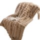 thumbnail image 1 of Manta suave Wdftyju Forro Polar Conejo Doble cara Color Camel, 1 of 9