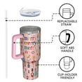 thumbnail image 4 of Pink Christmas Nutcracker Pattern Tumbler with Handle and Lid,40oz Double Wall Vacuum Insulated Tumbler,Cups Gift for Women and Men, 4 of 7