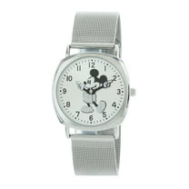 Cute Charming Disney Unisex Mickey Mouse Gold Tone Mesh Band Analog Watch MK8002-AB