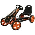 thumbnail image 1 of hauck Speedster Steel Pedal Car with 3 Way Adjustable Bucket Seat, Orange, 1 of 9