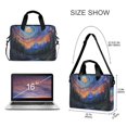 thumbnail image 3 of FORMRS 16" Laptop Bag Carrying Sleeve Case with Handle Travel Shoulder Briefcase, Mountains and Forests, 3 of 8
