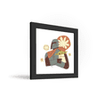 thumbnail image 3 of Gallery Pops Star Wars: The Mandalorian Season 3 - Mando Bold Bounty Wall Art, Black Framed Version, 12" x 12", 3 of 5