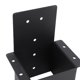 thumbnail image 2 of M Buder Soporte para Pérgola de Acero al Carbono con Alta Resistencia y Recubrimiento en Polvo Negro Soporte de Viga Superior para Poste de Pérgola Porches Cabañas Accesorios, 2 of 9