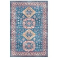 thumbnail image 7 of Tzou Persian Area Rug 5x7 Vintage Door Mat, Non Slip Floor Cover fo Living Room Nursery Room, Navy Blue, 7 of 7