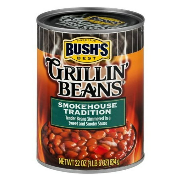 Bush's Best Grillin' Beans Smokehouse Tradition (Pack of 4)