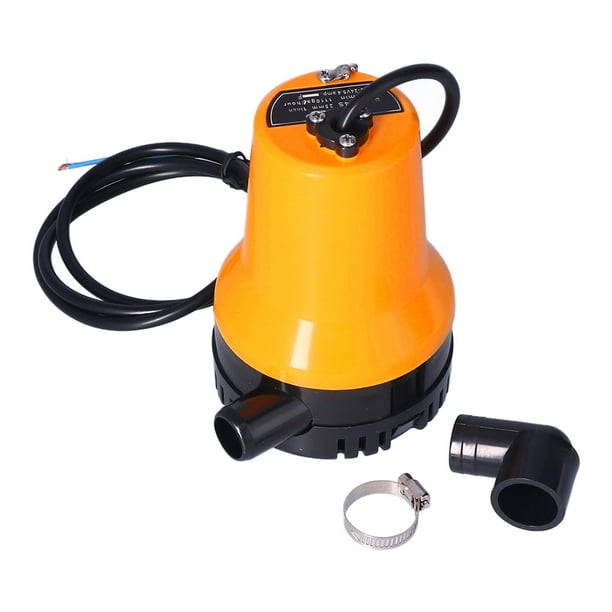 24V Boat Submersible Bilge Pump Electric Water Pump 5400rpm for