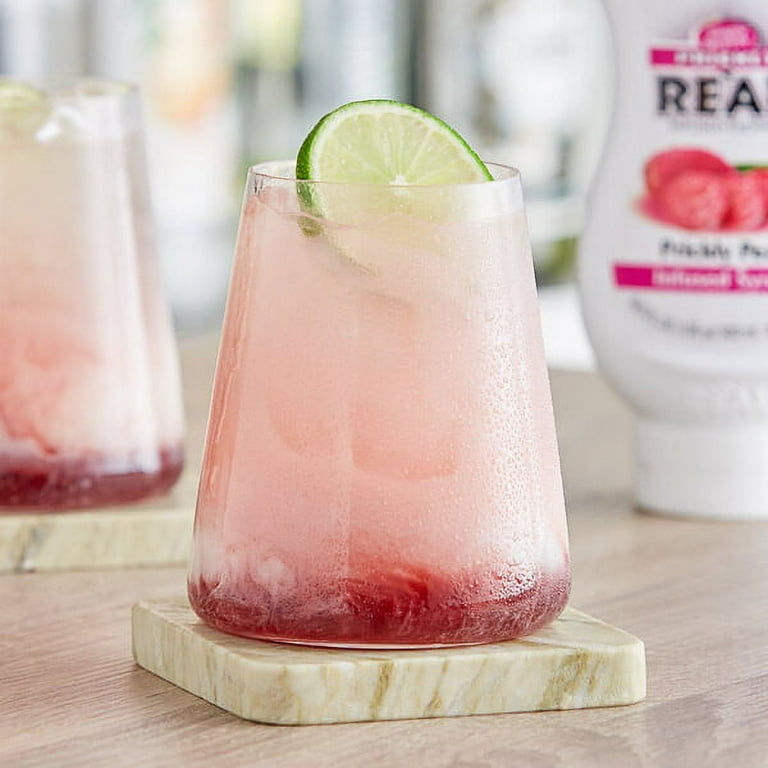 Real Prickly Pear Puree Infused Syrup, 16.9 fl oz, Floral Beverage