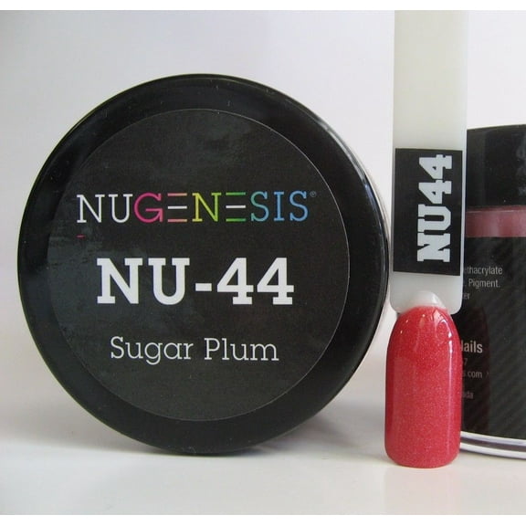 NUGENESIS Nail Color Dip Dipping Powder 1oz/jar - NU44 Sugar Plum