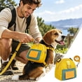 thumbnail image 2 of Miaoju Dog Backpack Harness With Leash, Adjustable Self Carrier Saddle Bag With Portable Storage For Walking Outdoor Travel, 2 of 6
