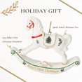thumbnail image 6 of Spode First Horse Ornament 2025, Hand-Painted Dolomite Holiday Decoration with Printed Year, Unique Christmas Tree Ornament Celebrating New Home, Holiday Keepsake & Tree Decoration, 6 of 7