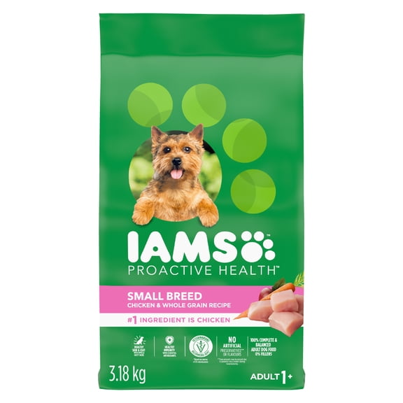 Iams Small Breed Chicken and Whole Grains Recipe Adult Dry Dog Food 4.99kg