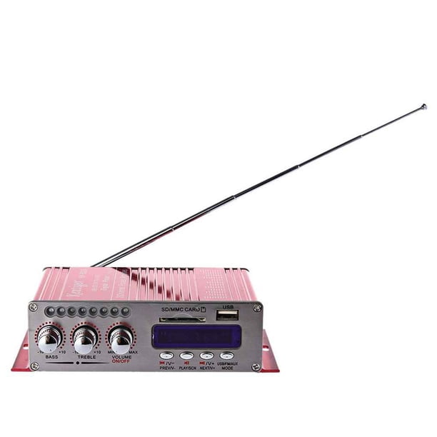 Kentiger HY-502S 2CH Altavoz Bluetooth Hi-Fi Super Bass Amplificador estéreo de potencia USB digital / Reproductor de tarjetas SD Radio FM Monstrate DZ3250-02B