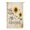 Beige, variant on Sheer Curtains 54 Inch Length, Sunflowers Semi Sheer Curtains Light Filtering Window Treatment, Modern Bee You Are My Sunshine Grey Privacy Voile Drapes for Living Room Bedroom 52x54 Inch