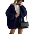 thumbnail image 1 of Suéter PRETTYGARDEN Oversized con Mangas Globo Azul Marino Talle M, 1 of 8