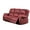 Red, variant on Comfortable Faux Leather Recliner With Modern Style Synthetic In Brown - Indulge Luxury And Comfort Pocket Spring Supported Seating Cozy Pillow-top