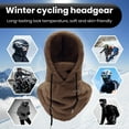 thumbnail image 2 of Dream Lifestyle Cold Weather Face Protection Ski Hood Face Guard Winter Balaclava with Adjustable Drawstring Cold Weather Windproof Warm Hood Cover Hat Scarf, 2 of 8