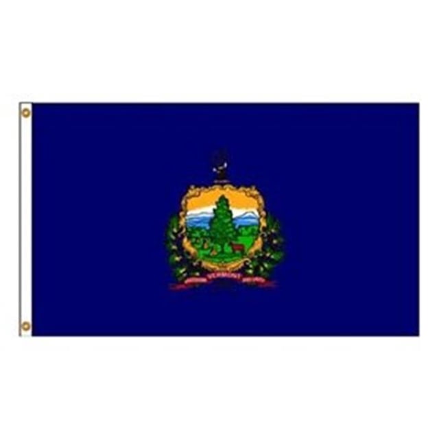 Annin Flagmakers 145470 4 Pi. X 6 Pi. Nyl-Glo Drapeau Vermont