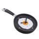 thumbnail image 1 of Reloj de pared con diseño de sartén para cocina, reloj de metal para arte novedoso. Negro, 1 of 9