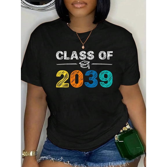 Class of 2039 Grow with Me First Day of School Graduation T-Shirt